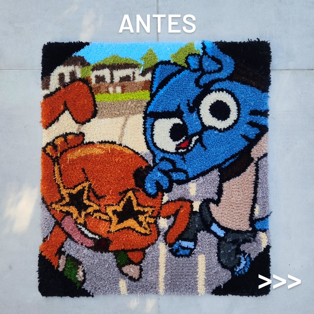 Criação feita à mão no ateliê Purrugs.